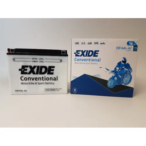 AKUMULATOR EXIDE BIKE MOTOCYKLOWY EB16AL-A2/YB16AL-A2 12V 16AH 
