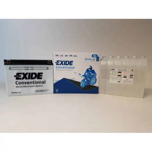 AKUMULATOR EXIDE BIKE MOTOCYKLOWY EB16AL-A2/YB16AL-A2 12V 16AH 