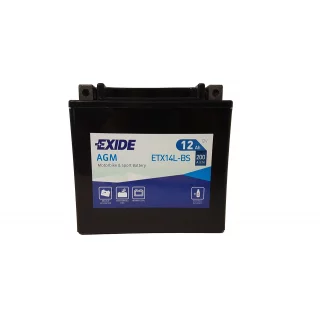 AKUMULATOR EXIDE BIKE MOTOCYKLOWY ETX14L-BS/YTX14L-BS 12V 12AH 