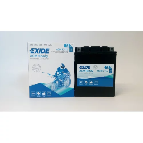 AKUMULATOR EXIDE BIKE MOTOCYKLOWY AGM 12-14 AKUMULATOR EXIDE BIKE MOTOCYKLOWY AGM 12-14