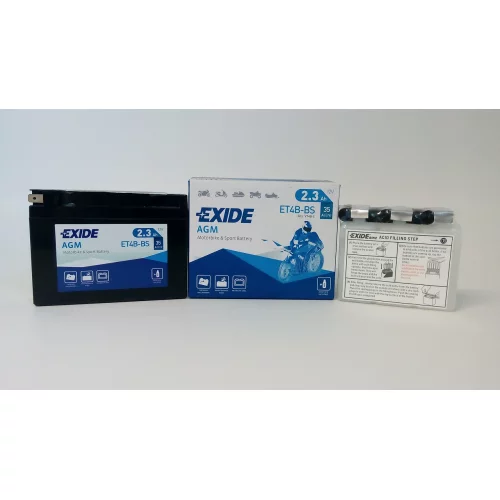 AKUMULATOR EXIDE BIKE MOTOCYKLOWY ET4B-BS/YT4B-BS 12V 2.3AH AKUMULATOR EXIDE BIKE MOTOCYKLOWY ET4B-BS/YT4B-BS 12V 2.3AH