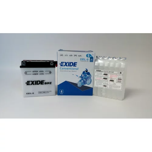 AKUMULATOR EXIDE BIKE MOTOCYKLOWY EB5L-B/YB5L-B 12V 5AH