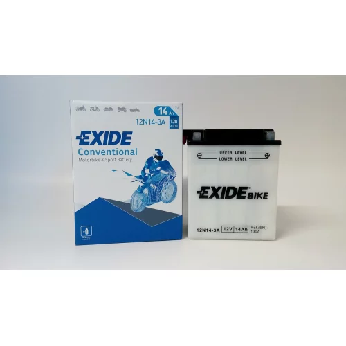 AKUMULATOR EXIDE BIKE MOTOCYKLOWY 12N14-3A 12V 14AH AKUMULATOR EXIDE BIKE MOTOCYKLOWY 12N14-3A 12V 14AH