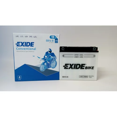 AKUMULATOR EXIDE BIKE MOTOCYKLOWY EB16-B/YB16-B 12V 19AH AKUMULATOR EXIDE BIKE MOTOCYKLOWY EB16-B/YB16-B 12V 19AH
