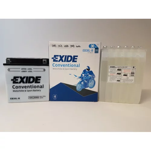 AKUMULATOR EXIDE BIKE MOTOCYKLOWY EB30L-B/YB30L-B 12V 30AH