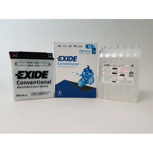 AKUMULATOR EXIDE BIKE MOTOCYKLOWY EB12A-A/YB12A-A 12V 12AH 