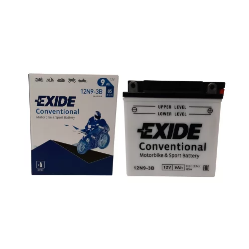 AKUMULATOR EXIDE BIKE MOTOCYKLOWY 12N9-3B 12V 9AH 