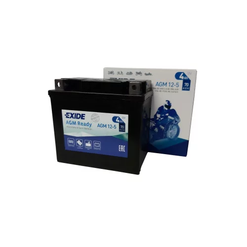 AKUMULATOR EXIDE BIKE MOTOCYKLOWY AGM 12-5 12V 4AH AKUMULATOR EXIDE BIKE MOTOCYKLOWY AGM 12-5 12V 4AH