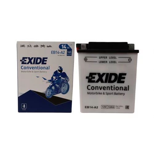 AKUMULATOR EXIDE BIKE MOTOCYKLOWY EB14-A2/YB14-A2 12V 14AH