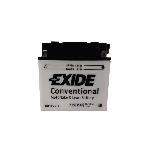 AKUMULATOR EXIDE BIKE MOTOCYKLOWY EB16CL-B/YB16CL-B 12V 19AH