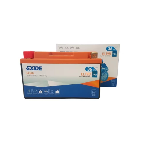 AKUMULATOR EXIDE Li-Ion ELT9B 12V 36Wh 190A AKUMULATOR EXIDE Li-Ion ELT9B 12V 36Wh 190A