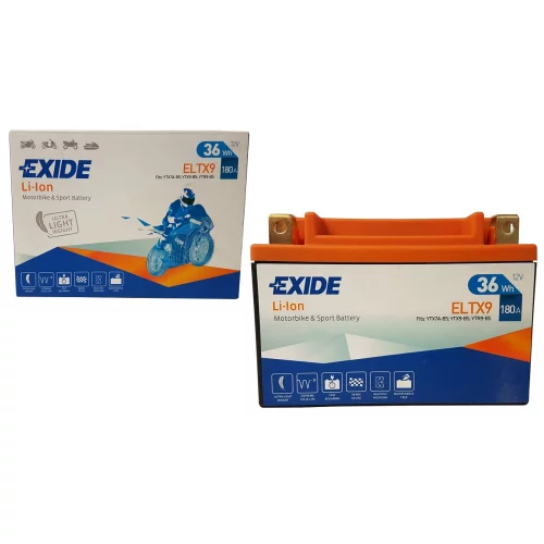 AKUMULATOR EXIDE Li-Ion ELTX9 12V 36Wh 180A AKUMULATOR EXIDE Li-Ion ELTX9 12V 36Wh 180A