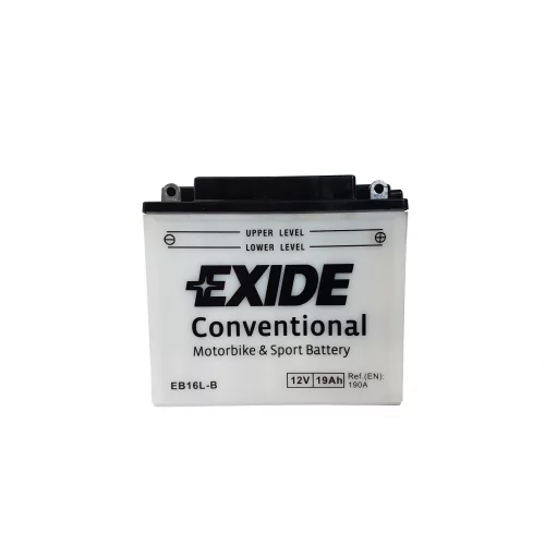 AKUMULATOR EXIDE MOTOCYKLOWY EB16L-B 12V 19AH 190A