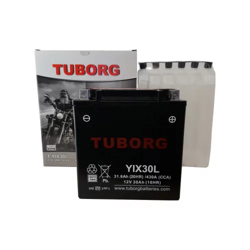AKUMULATOR MOTOCYKLOWY TUBORG AGM YIX30L 12V 30AH 430A