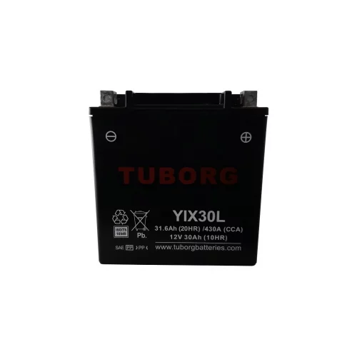 AKUMULATOR MOTOCYKLOWY TUBORG AGM YIX30L 12V 30AH 430A