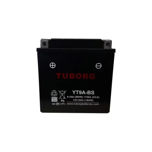 AKUMULATOR MOTOCYKLOWY TUBORG AGM YT9A-BS 12V 9AH 150A