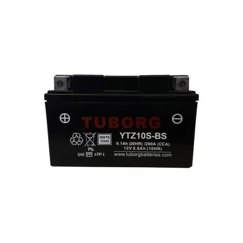 AKUMULATOR MOTOCYKLOWY TUBORG AGM YTZ10S-BS 12V 8.6AH 200A