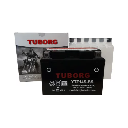 AKUMULATOR MOTOCYKLOWY TUBORG AGM YTZ14S-BS 12V 11.2AH 240A AKUMULATOR MOTOCYKLOWY TUBORG AGM YTZ14S-BS 12V 11.2AH 240A