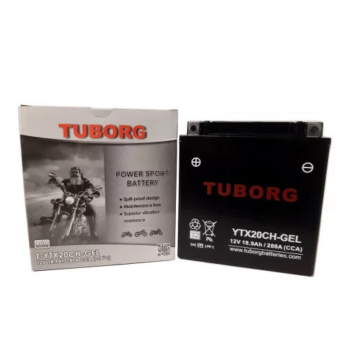 AKUMULATOR MOTOCYKLOWY TUBORG YTX20CH-GEL 12V 18.9Ah 280A AKUMULATOR MOTOCYKLOWY TUBORG YTX20CH-GEL 12V 18.9Ah 280A