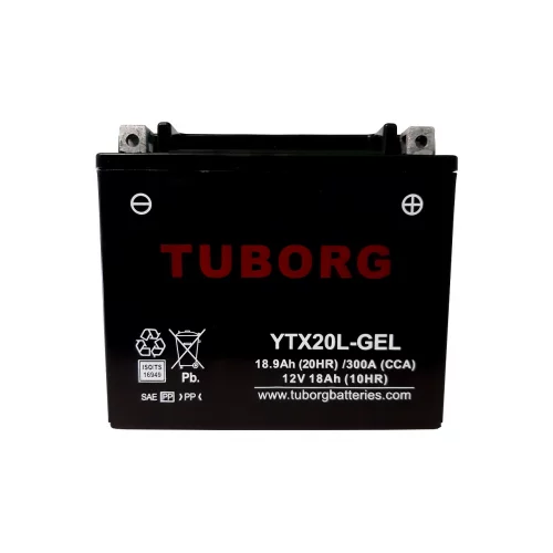 AKUMULATOR MOTOCYKLOWY TUBORG YTX20L-GEL 12V 18AH 300A AKUMULATOR MOTOCYKLOWY TUBORG YTX20L-GEL 12V 18AH 300A