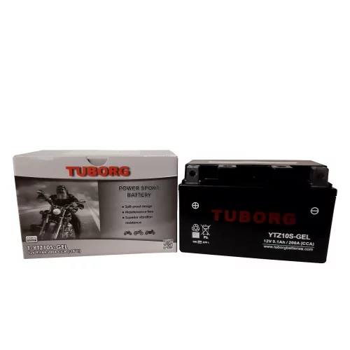 AKUMULATOR MOTOCYKLOWY TUBORG YTZ10-GEL 12V 9Ah 200A