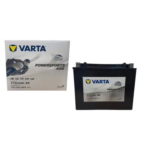 AKUMULATOR VARTA MOTOCYKLOWY YTX24HL-BS 12V 21AH 340A AKUMULATOR VARTA MOTOCYKLOWY YTX24HL-BS 12V 21AH 340A