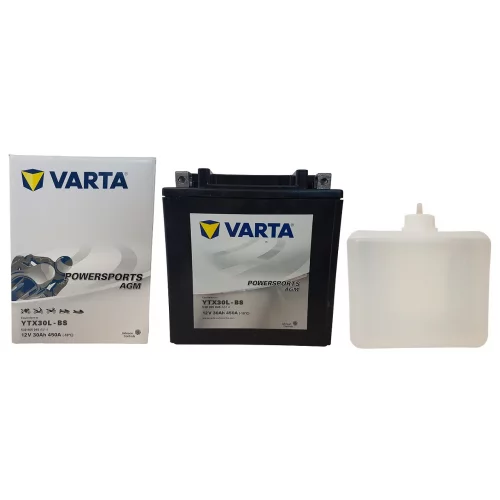 AKUMULATOR VARTA MOTOCYKLOWY YTX30L-BS 12V 30AH 450A AKUMULATOR VARTA MOTOCYKLOWY YTX30L-BS 12V 30AH 450A