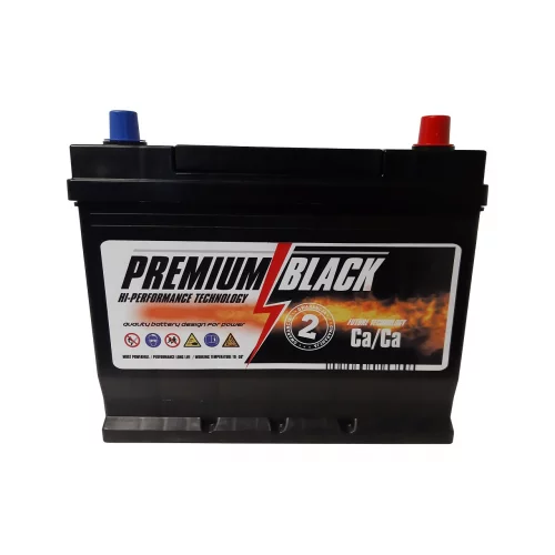 AKUMULATOR PREMIUM BLACK 12V  70AH 600A PRAWY+ (JAP)