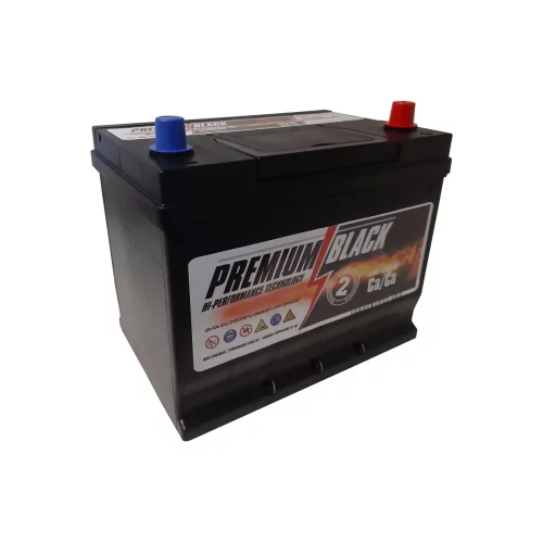 AKUMULATOR PREMIUM BLACK 12V  70AH 600A PRAWY+ (JAP)