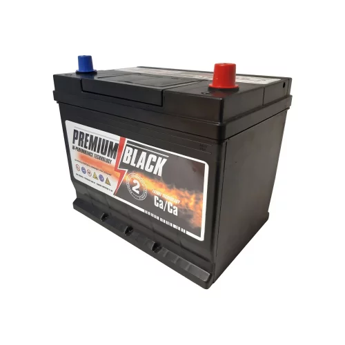 AKUMULATOR PREMIUM BLACK 12V  70AH 600A PRAWY+ (JAP)