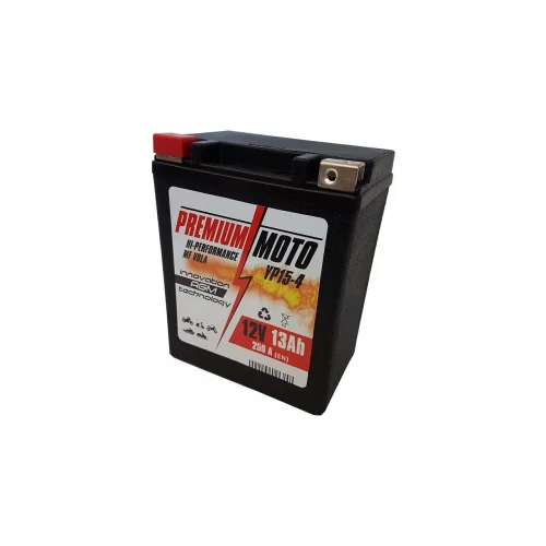 Akumulator Motocyklowy YP15-4/YTX14AH/YB14-A2/YB14-B2 12V 13Ah 250A Premium Moto Akumulator Motocyklowy YP15-4/YTX14AH/YB14-A2/YB14-B2 12V 13Ah 250A Premium Moto