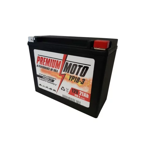 Akumulator Motocyklowy YP18-3/YTX24HL/Y50-N18L-A 12V 21Ah 350A Premium Moto Akumulator Motocyklowy YP18-3/YTX24HL/Y50-N18L-A 12V 21Ah 350A Premium Moto