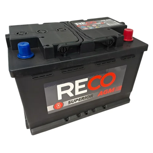 AKUMULATOR RECO AGM RA57076 12V 70Ah 760A Start&Stop AKUMULATOR RECO AGM RA57076 12V 70Ah 760A Start&Stop