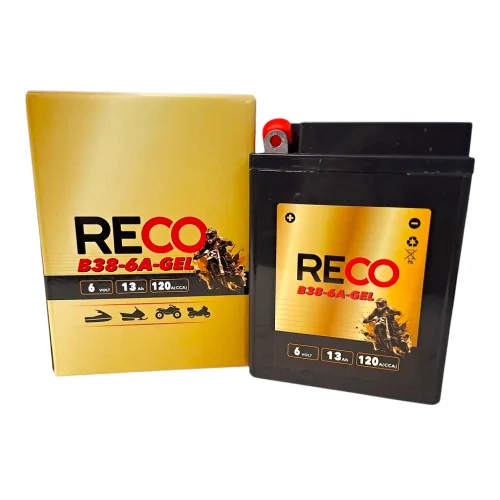 AKUMULATOR RECO B38-6A-GEL 6V 13Ah 120A AKUMULATOR RECO B38-6A-GEL 6V 13Ah 120A