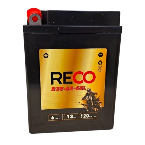 AKUMULATOR RECO B38-6A-GEL 6V 13Ah 120A AKUMULATOR RECO B38-6A-GEL 6V 13Ah 120A