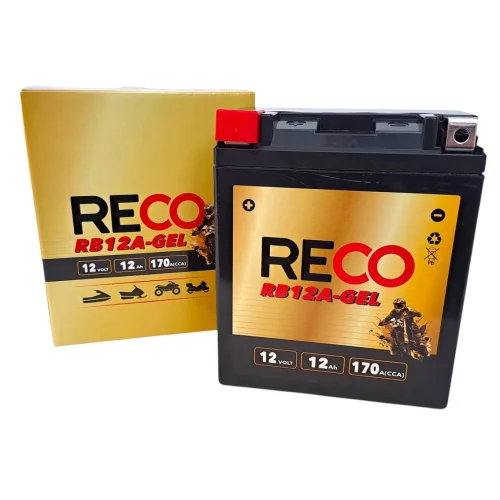 AKUMULATOR RECO RB12A-GEL 12V 12Ah 170A AKUMULATOR RECO RB12A-GEL 12V 12Ah 170A