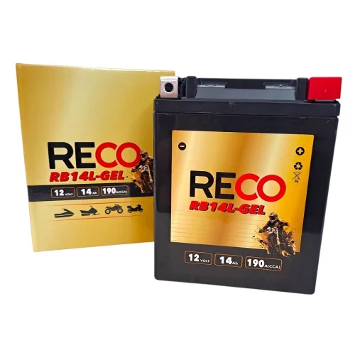 AKUMULATOR RECO RB14L-GEL 12V 14Ah 190A AKUMULATOR RECO RB14L-GEL 12V 14Ah 190A