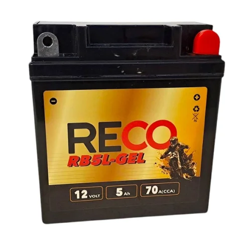 AKUMULATOR RECO RB5L-GEL 12V 5Ah 70A AKUMULATOR RECO RB5L-GEL 12V 5Ah 70A