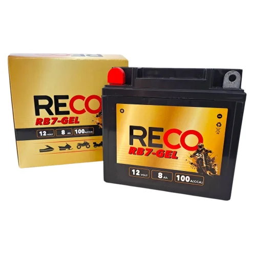 AKUMULATOR RECO RB7-GEL 12V 8Ah 100A