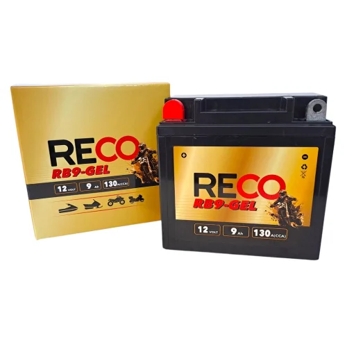 AKUMULATOR RECO RB9-GEL 12V 9Ah 130A AKUMULATOR RECO RB9-GEL 12V 9Ah 130A