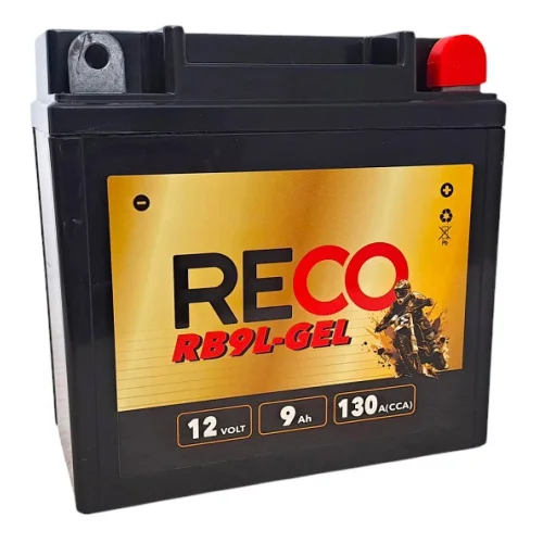 AKUMULATOR RECO RB9L-GEL 12V 9Ah 130A AKUMULATOR RECO RB9L-GEL 12V 9Ah 130A