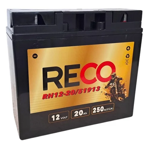 AKUMULATOR RECO RH12-20 51913 12V 20Ah 250A