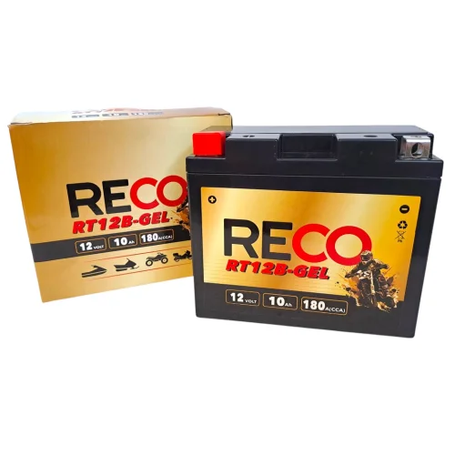 AKUMULATOR RECO RT12B-GEL 12V 10Ah 180A AKUMULATOR RECO RT12B-GEL 12V 10Ah 180A