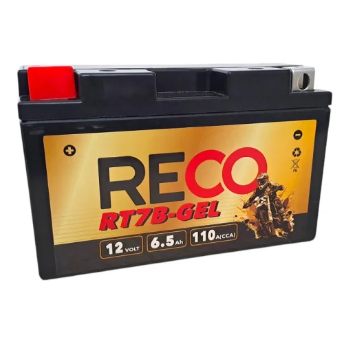 AKUMULATOR RECO RT7B-GEL 12V 6,5Ah 110A