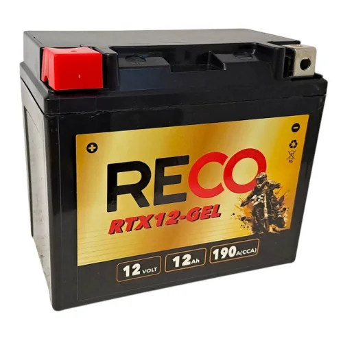 AKUMULATOR RECO RTX12-GEL 12V 12Ah 190A