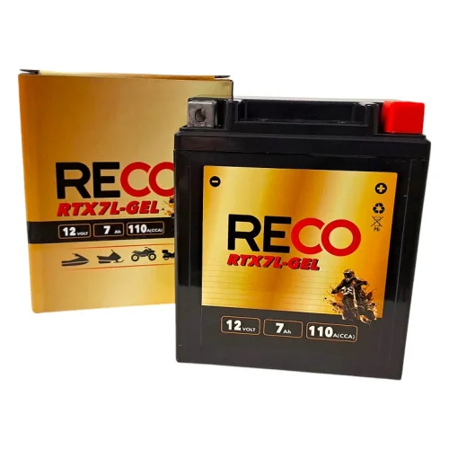 AKUMULATOR RECO RTX7L-GEL 12V 7Ah 110A
