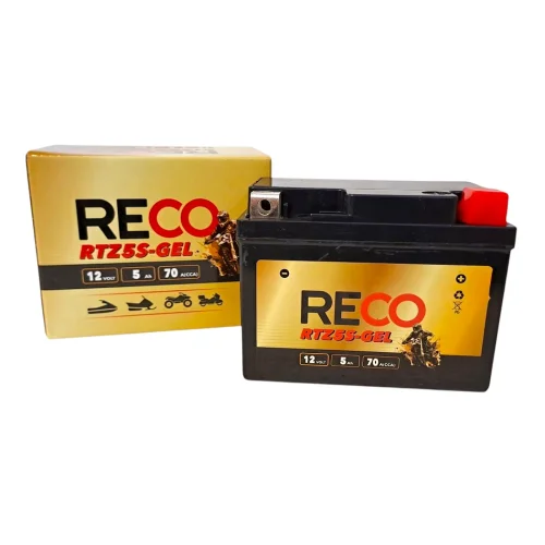 AKUMULATOR RECO RTZ5S-GEL 12V 5Ah 70A AKUMULATOR RECO RTZ5S-GEL 12V 5Ah 70A
