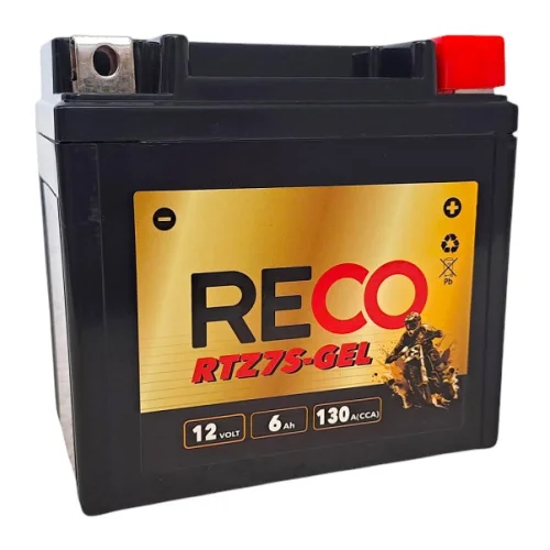 AKUMULATOR RECO RTZ7S-GEL 12V 6Ah 130A AKUMULATOR RECO RTZ7S-GEL 12V 6Ah 130A