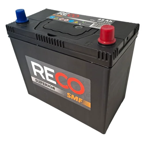 AKUMULATOR RECO SMF 12V 45Ah 400A JAP P+ RJ54500 AKUMULATOR RECO SMF 12V 45Ah 400A JAP P+ RJ54500