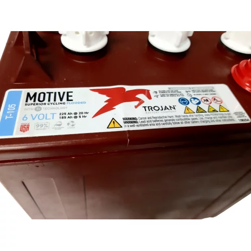 Akumulator Trojan T-105 6V 225Ah T105 Akumulator Trojan T-105 6V 225Ah T105